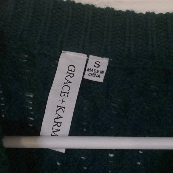 Grace and karma small green knit sweater - Picture 5 of 5